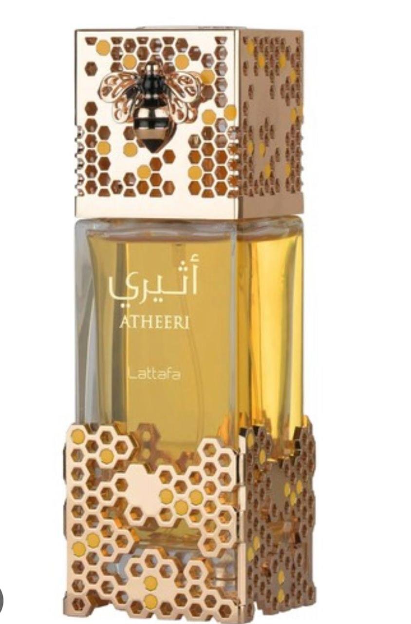 Frasco e caixa do perfume Atheeri