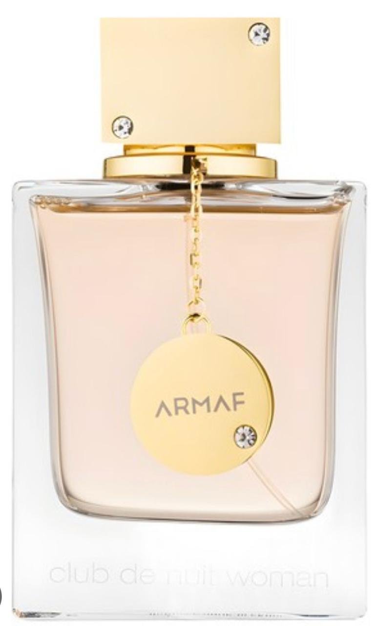Frasco e caixa do perfume Club de Nuit Woman