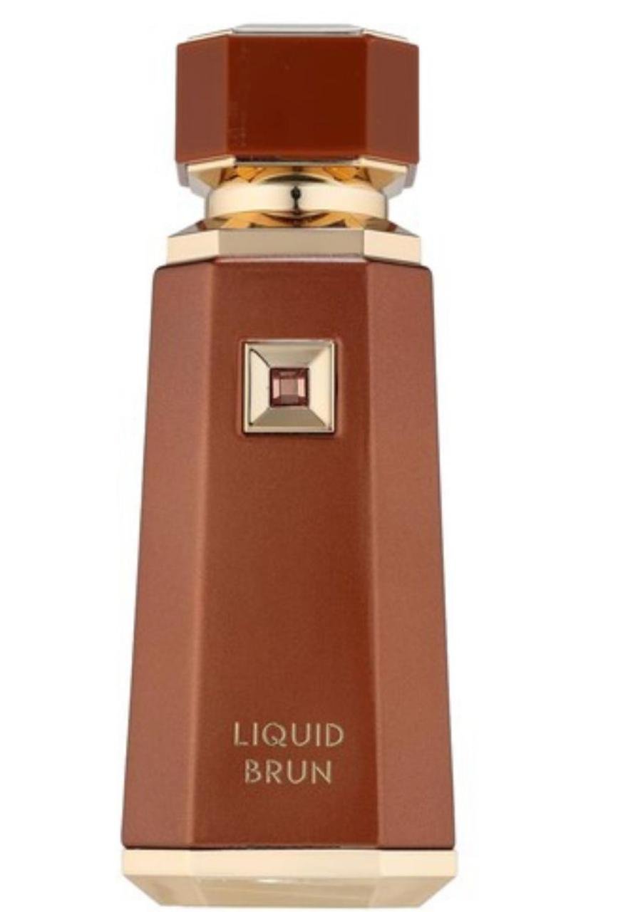 Frasco e caixa do perfume Liquid Brun