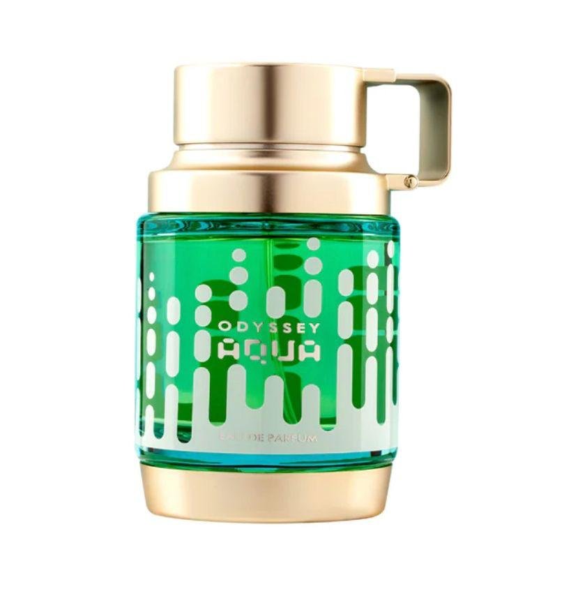 Frasco e caixa do perfume Odyssey Aqua