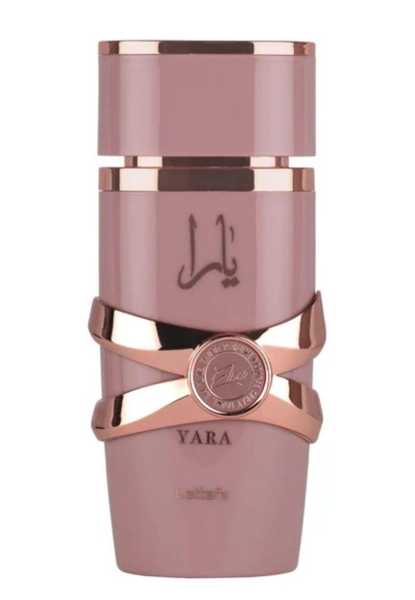 Frasco e caixa do perfume Yara Elixir